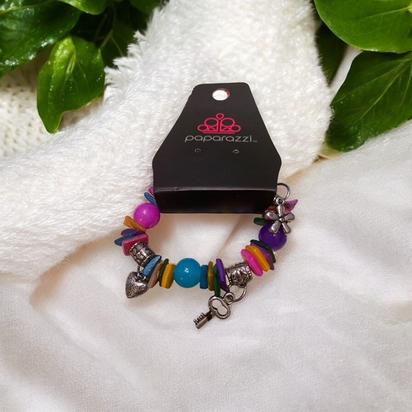 paparazzi Jewelry - Paparazzi Multicolored Beaded Bracelet